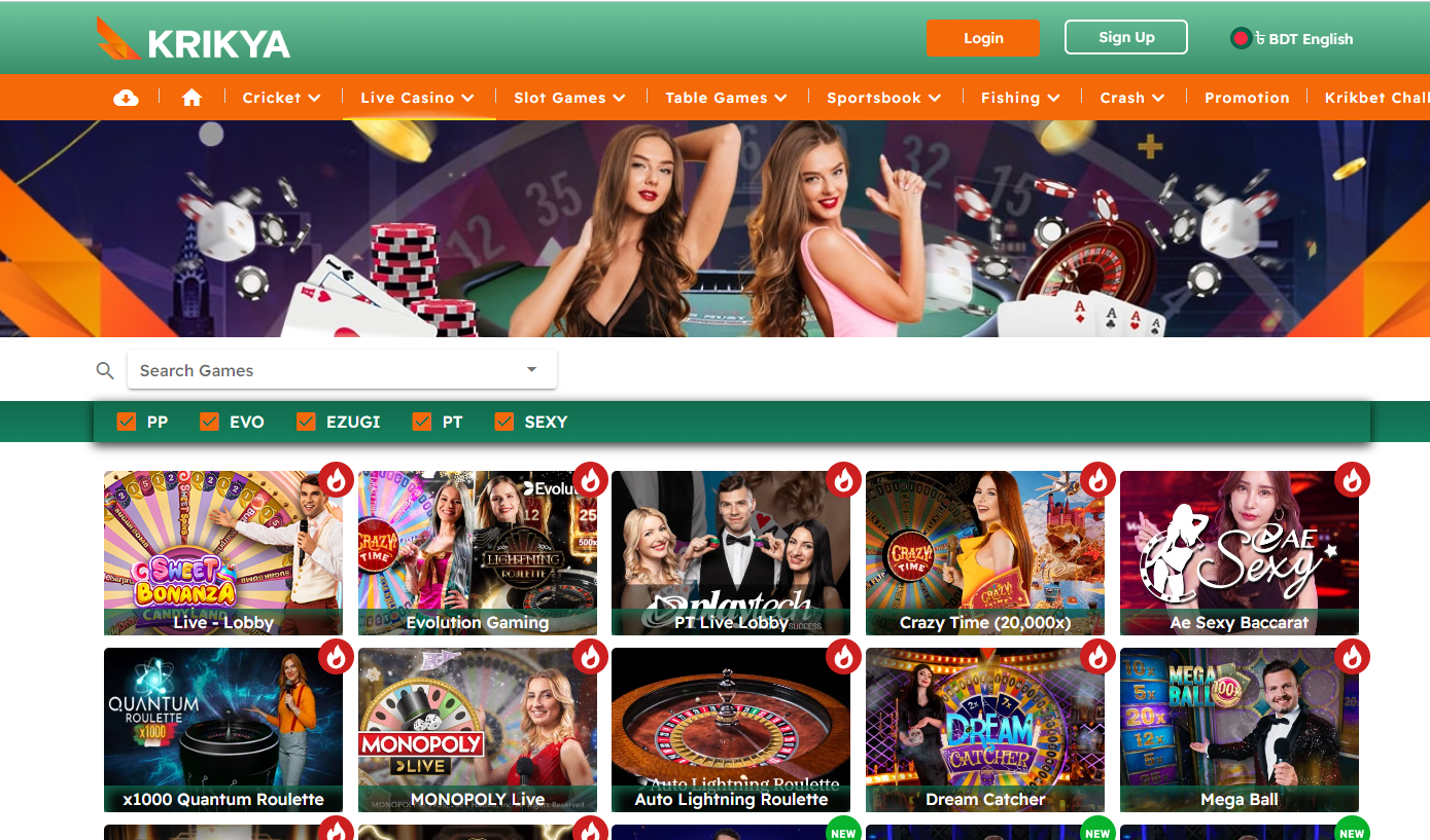 Krikya Online Gambling Establishment and Sports Betting in Bangladesh Register
