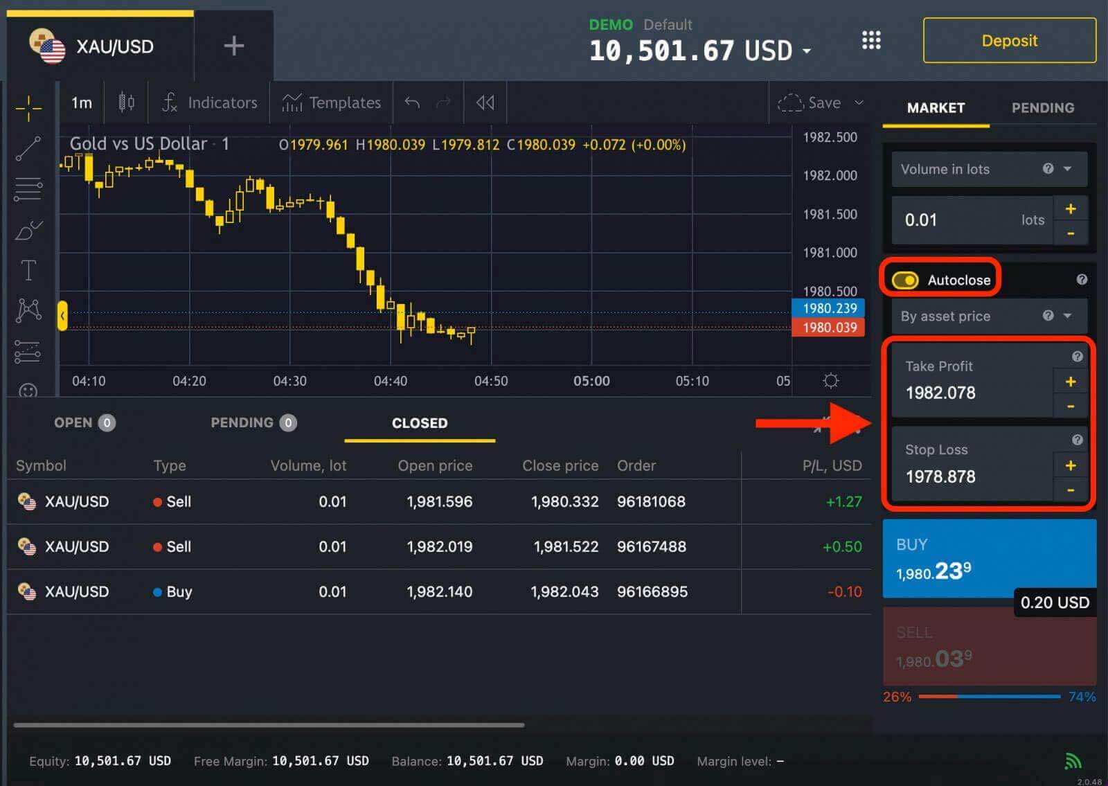 Trading Patterns on Exness