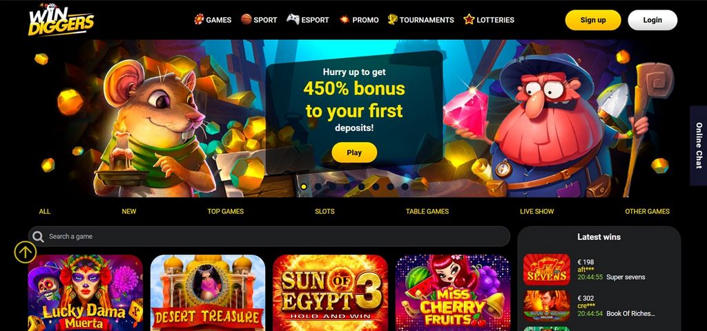 Discover a World of Enjoyment: Win Diggers Online Casino Games Discover a World of Enjoyment: Win Diggers Online Casino Games