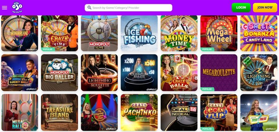 Oplev Spændingen ved Play OJO Casino 2026